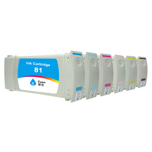 Hecompatible uyumlu HP 81 HP81 yeniden üretilmiş mürekkep kartuşu ile boya mürekkep HP Designjet Z5000 5000 5000PC 5500 yazıcı - Product Image 1
