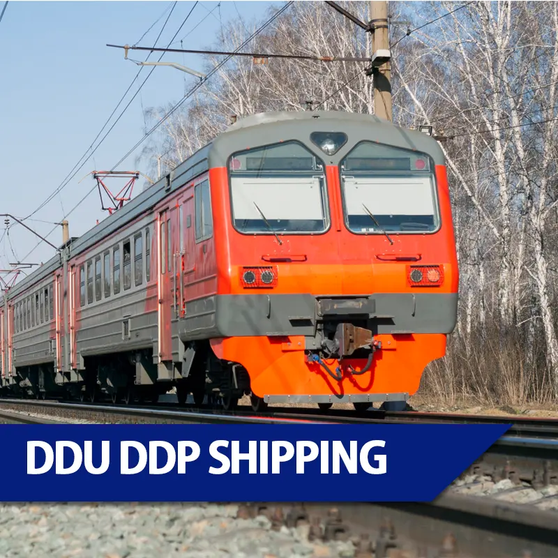 Trem de frete despachante ferroviário porta a porta serviço de agente de transporte China para Alemanha França Polônia Europa