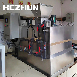 <span class=keywords><strong>PAM</strong></span> polimer kimyasal toz otomatik dozajlama sistemi PLC 6000L/H