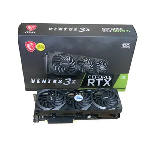 <span class=keywords><strong>MSI</strong></span> 3X RTX 3070Ti için 8GB LHR ekran kartı grafik masaüstü dizüstü ve iş istasyonu yeni Fan soğutucu toptan fiyat