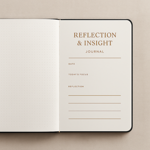 Labon เคสฟอยล์ฟอยล์สีทองลายดอกไม้สะท้อนและเข้าใจสมุดบันทึกลึกเพื่อความกระจ่างในการเจริญเติบโตและภูมิปัญญาส่วนตัว - Product Image 2