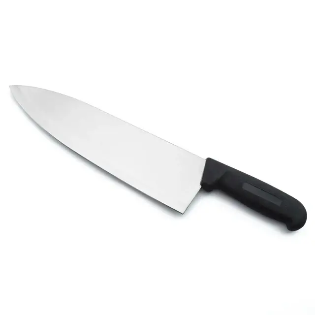 Couteau de chef | Couteau de chef en acier inoxydable fait à la main avec manche en bois et gaine en cuir véritable | couteau de chef en gros