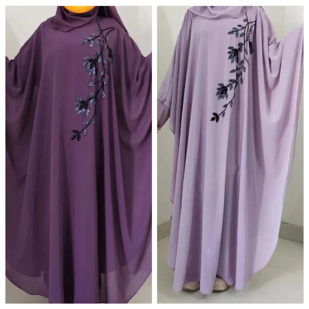 Abaya – robe de travail en cristal de qualité supérieure pour femme, imprimé noir, coloré, design Abaya, vêtements islamiques, 2022