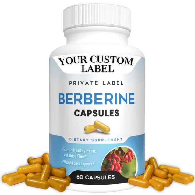 Berberin Kapseln von Vox Nutrition All Natural Herbal Supplement unterstützt Gewichts verlust fördert die Herz gesundheit Gesunder Blutzucker