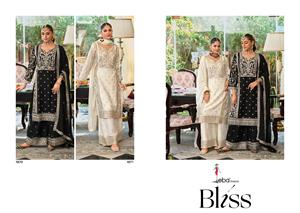 Zarif Chinon Kurti Dupatta ve Plazo şenlikli günler için mükemmel güzel nakış çalışmaları ile Set - Product Image 5