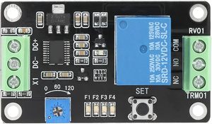 Relè temporizzatore di ritardo autobloccante sul modulo Loop interruttore orario di spegnimento Timer Super 555 DC 5V/12V/24V(DC12V) - Product Image 4