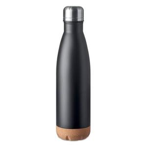 500ml çift duvar vakum yalıtımlı mantar şişe açık spor aktiviteleri için taşınabilir 304 paslanmaz çelik termos mat tasarım - Product Image 1