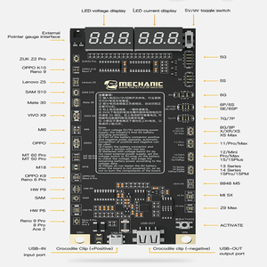 Placa de activación de batería MECHANIC F918 para iPhone 5G-15 Pro Max para Android, probador de carga rápida de batería de activación de un clic