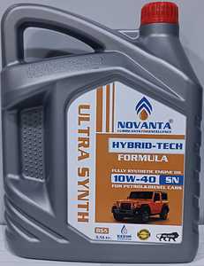 プレミアムフル合成エンジンオイル5W-40 <span class=keywords><strong>SN</strong></span> + ガソリン & ディーゼル車用Novanta Prime Synthヘビーデューティー車に適しています