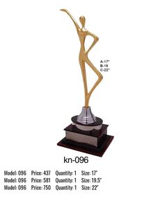 Export Quality Aluminium Trophy <strong>Award</strong> for Distinguished Performance and Professional Commitment for Available at Best Price