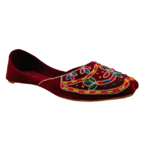 Groothandel Khussa Jutti Punjabi Stijl Vrouwen Schoenen Anti Slip Flip Flop Pakistan Made Dames Khussa Schoenen Oem