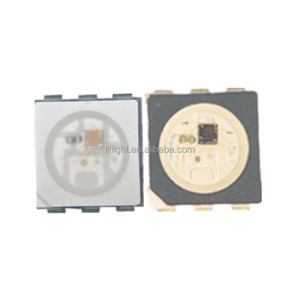 แหล่งกำเนิดแสงอัจฉริยะ,ไฟแรงสูง12V สีขาว/ดำไดโอด WS2815 IC ฝังตัว5050 RGB SMD LED Chip WS2815B แอดเดรส - Product Image 3