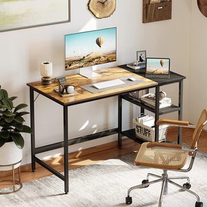 Mesa de ordenador de madera escritorios de oficina estudio en casa mesa de escritorio de ordenador con cajones