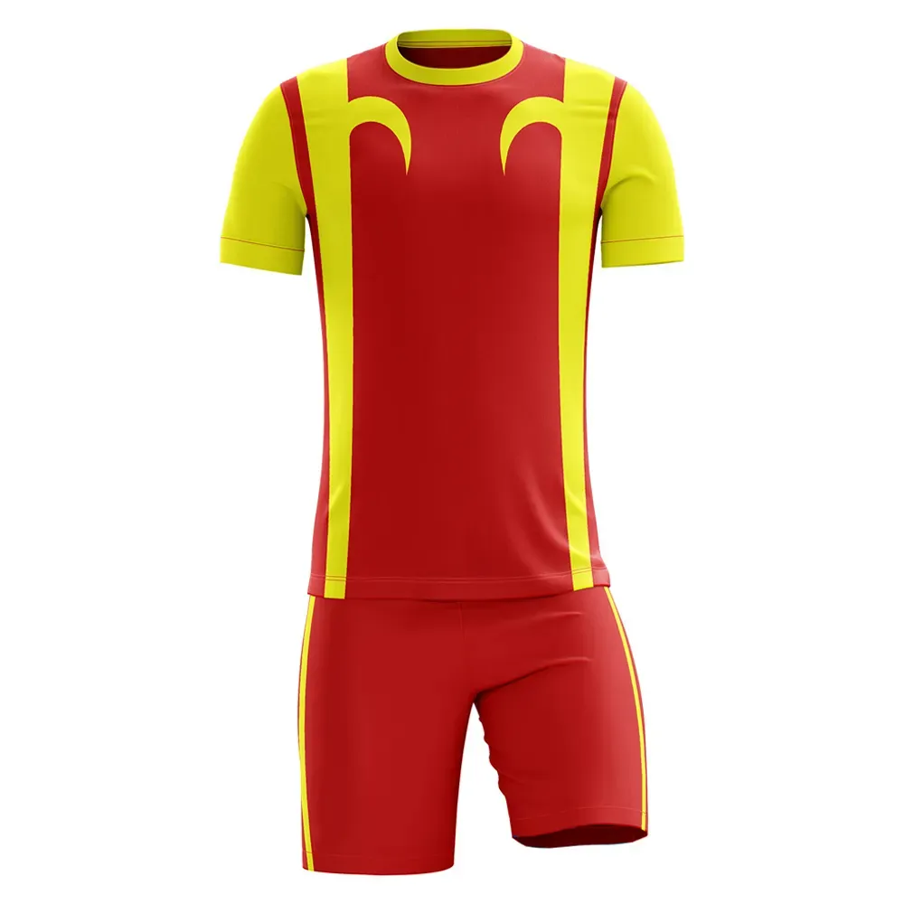 Uniforme de fútbol al por mayor trajes deportivos hombres adultos fútbol fresco estampado trajes entrenamiento ropa conjuntos uniforme de fútbol para adultos