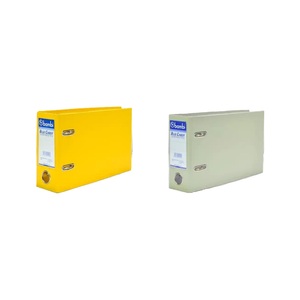 ODM OEM耐用PP文件盒多色PVC杠杆拱形文件夹3英寸1012厚度A4 A5凭证尺寸办公室用纸袋 - Product Image 1