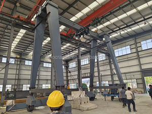 Chinas Single Girder Track less Rubber Tyred Portalkran mit Getriebe kern komponenten zum Be-und Entladen zum Verkauf - Product Image 3