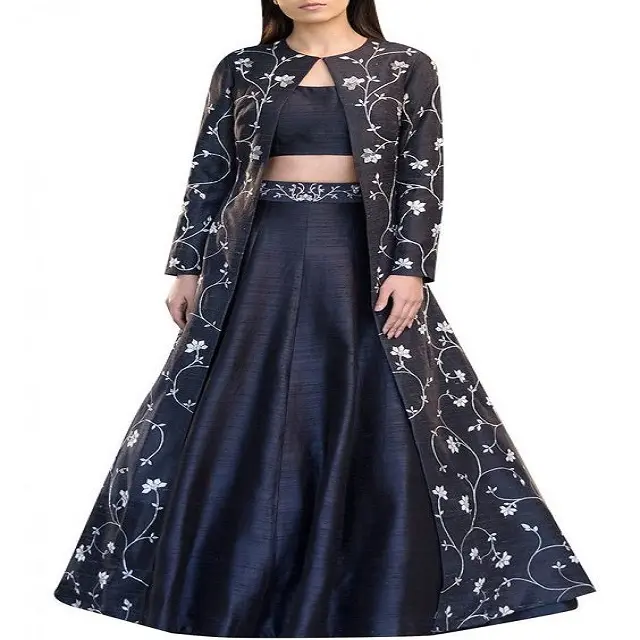 Ấn Độ lehenga váy pakistani Dài váy thiết kế theo dõi phù hợp cho phụ nữ punjabi Bridal phù hợp với đối với bán số lượng lớn