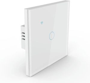 WiFiスマートスイッチEUライトウォールタッチスイッチ220Vニュートラルワイヤースマートライフボイスコントロールで動作する必要があります - Product Image 2