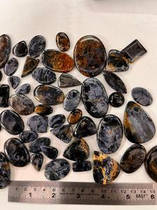 Oval yastık markiz armut kesim kökenli namibya Mix şekli Cabochon doğal Pietersite taş - Product Image 2