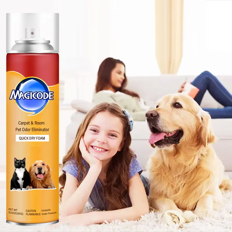 Flecken-und Geruchs beseitigung mittel für Haustiere mit aktiven, sicheren Desodor ierungs bestandteilen Farb sicheres geruchs neutralisieren des Spray für Haustiere