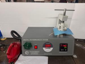 Asya kumaş hava geçirgenliği Test cihazı DIN 53887 geçirgenlik Test makinesi fiyat otomatik tekstil kumaş hava geçirgenliği testi - Product Image 3