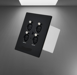 4-channel Wall-mounted Audio <strong>Input</strong> Panel with 4-channel Balanced Microphone <strong>Input</strong> - Product Image 3
