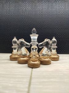 COP QUALITE özel ahşap ve reçine satranç tahtası kutusu Tayyab tarafından satranç oyunu seti lüks reçine kırmızı siyah satranç parça el sanatları - Product Image 5