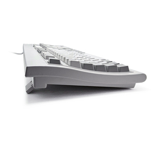 Teclado de membrana ergonómico con cable USB Retro clásico Teclas anti-fantasma de tamaño completo EE. UU./Reino Unido Inglés Francés Ruso PC - Product Image 4