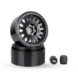 KYX 4 adet 2.2 inç Metal 1/10 tekerlek Hub jant için TRX-6 eksenel SCX10 wraithler Capra RR10 <span class=keywords><strong>RC</strong></span> paletli Metal araba parçaları oyuncak - Product Image 4
