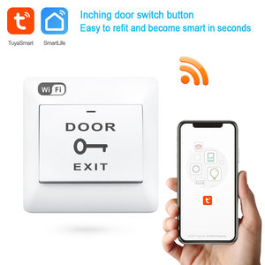 2023 Hot Tuya Smart APP Remote Control WiFi Door Exit <strong>Button</strong> <strong>Wireless</strong> Release <strong>Push</strong> Switch for Access Control <strong>System</strong> PST-WHMJ01 - Product Image 2