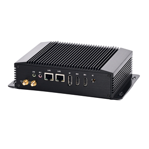 Fanless Mini <strong>Desktop</strong> PC N100 with Windows 11 Pro <strong>2</strong> RS232 COM <strong>2</strong> LAN <strong>2</strong> HD Dual Output USB3.0 Mini <strong>Computer</strong> with DDR4 RAM - Product Image 3