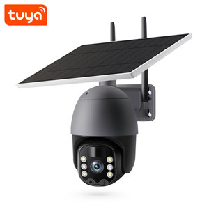 2023 più caldo Audio a due vie IR taglio Tuya Smart 3MP 8W pannello solare 2.5 "PTZ HD batteria Wifi PST-SQ-WF-3MP fotocamera