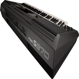 מכירות פעילות 5 מקלדות 76 מפתחות, רמקולים PSr s970 קלידים פסנתר דיגיטלי זקוף גדול בסגנון פסנתר