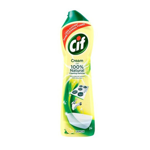 קרם לניקוי משטחים רב תכליתי מקורי של Cif למטבח ולאמבטיה, ריח בריז אוקיינוס, 100% הסרת לכלוך עם ניקוי טבעי
