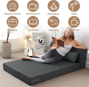 Chân không nén sofa giường với tán và bộ nhớ bọt gối, thích hợp cho phòng khách và phòng ngủ, nhà máy sản xuất trực tiếp - Product Image 4