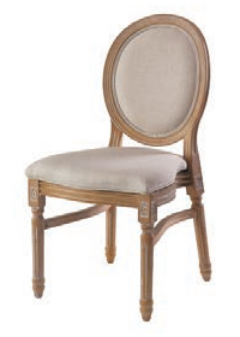 Chaise Louis en plastique