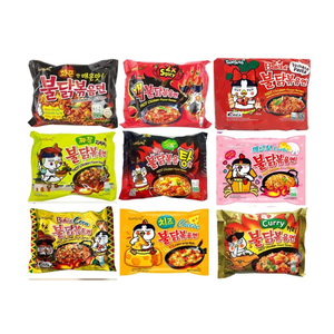 卸売ラーメンSAMYANGG Buldakホットチキンハバネロライムフレーバーラーメン135g