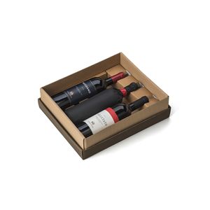 意大利产品红葡萄酒圆形芳香优雅蒙特普尔恰诺赤霞珠当前年份礼品盒x 3 75 cl瓶的理想选择 - Product Image 1