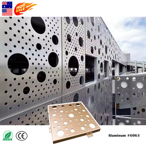 Fabrik preis Baustoffe Composite Perfo rated Aluminium Fassaden verkleidung Deckenplatten System