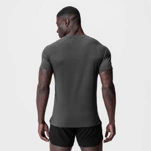 Hızlı kuru kumaşlı yüksek performanslı sporcular, eğitmenler ve koşucular için erkek performans tişörtü - Product Image 2