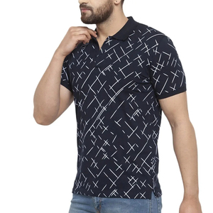 高品質カスタムメンズ速乾式ボタンポロTシャツ卸売昇華プリントソリッドパターンあなた自身のブランドを作成しますDe - Product Image 3