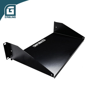 Gcabling 19 inç 1U 2U Metal sabit sunucu raf aksesuarları 19 "sürgülü raf kablo yönetimi tepsi için Network dolabı - Product Image 6