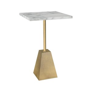 Hot Selling <strong>Marble</strong> &amp; Metal Accent Table Trendsetting Home Furniture with Exquisite Elegance and Functionality - Product Image 3