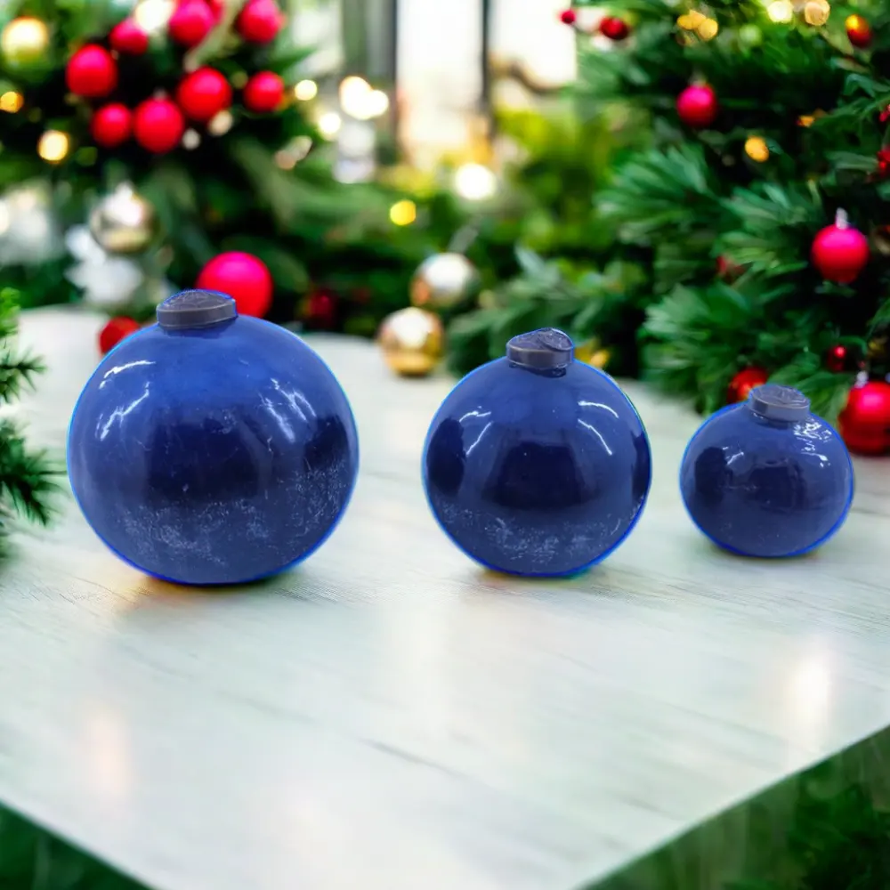 Nieuw Ontwerp Kleurrijke Glazen Bal Geschilderd Ornament Kerstfeest Decoratie Voor Boom En Bal Ornamenten