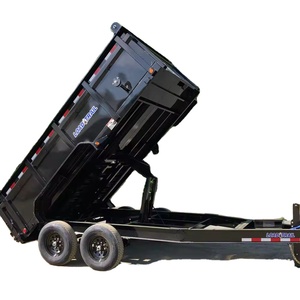自卸拖车拖车10 'x 6' 景观单轴自卸拖车 - Product Image 1