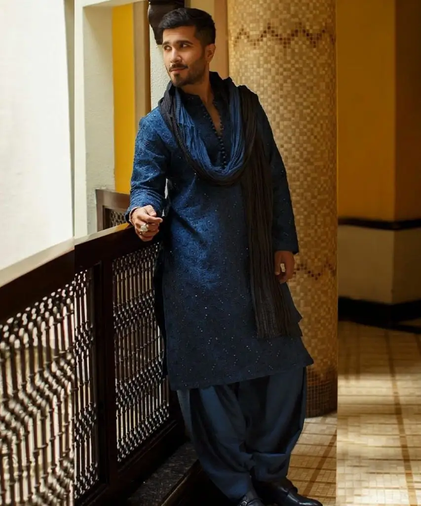 पुरुषों की फैशन शादी के लिए कुर्ता Shalwar कमीज डिजाइनर सूट पुरुषों पंजाबी shalwar कमीज सूट