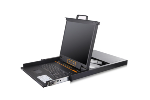 17.3&quot; 1U LED <strong>KVM</strong> Console 16 Port+16 Pack Cables, Jamanet Rack <strong>KVM</strong> Console Drawer, 17.3 Inch LCD <strong>KVM</strong> <strong>Switch</strong> <strong>Wireless</strong> - Product Image 4