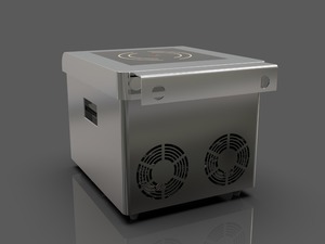 最佳价格感应炉尺寸24英寸10千瓦顶部尺寸24 "X24"，85升容量印度制造商提供最佳质量
