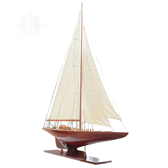 Décor d'un bateau, matériau bois artisanal, XXL L153, décoration de la maison