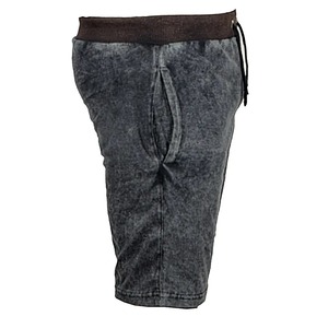 Venda quente Unisex Vintage Lavagem Suor Calças Curtas Desenhar <span class=keywords><strong>String</strong></span> Homens Bordados Streetwear Jogging Ácido Lavado Shorts Jogger